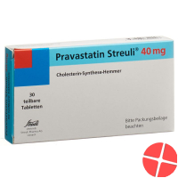 Pravastatin Streuli Tabletten 40mg 30 Stück
