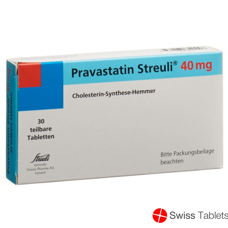 Pravastatin Streuli Tabletten 40mg 30 Stück buy online