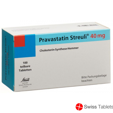 Pravastatin Streuli Tabletten 40mg 100 Stück buy online