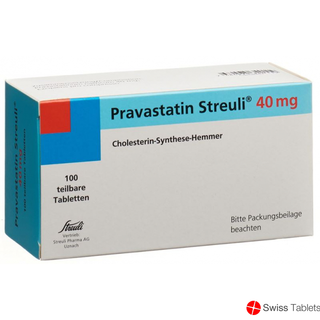 Pravastatin Streuli Tabletten 40mg 100 Stück buy online