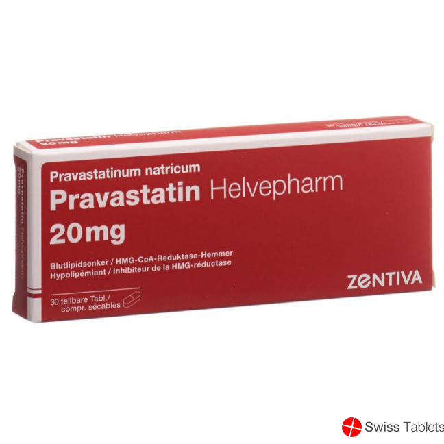 Pravastatin Zentiva Tabletten 20mg 30 Stück buy online