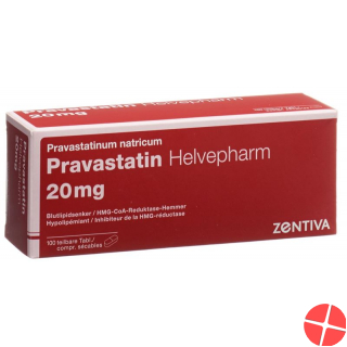 Pravastatin Zentiva Tabletten 20mg 100 Stück
