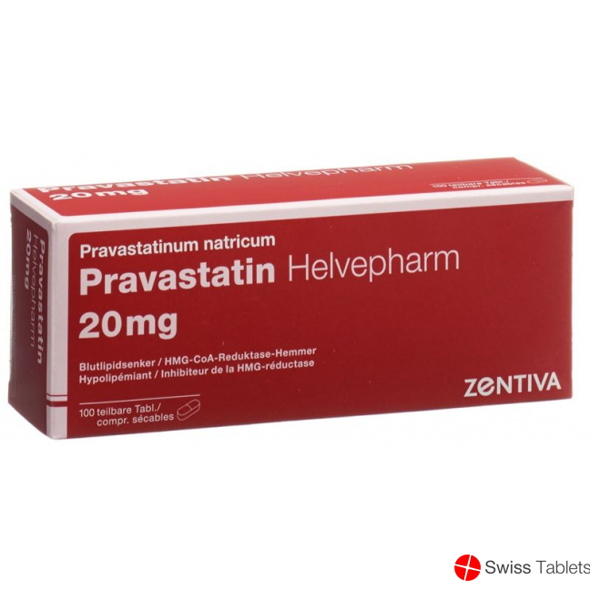 Pravastatin Zentiva Tabletten 20mg 100 Stück buy online