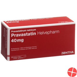 Pravastatin Zentiva Tabletten 40mg 100 Stück
