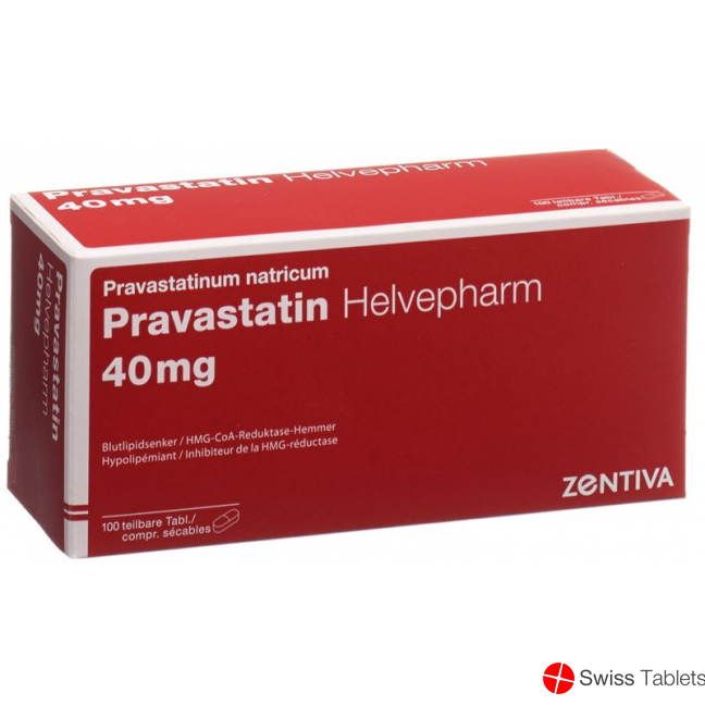 Pravastatin Zentiva Tabletten 40mg 100 Stück buy online