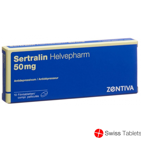 Sertralin Helvepharm Filmtabletten 50mg 10 Stück buy online