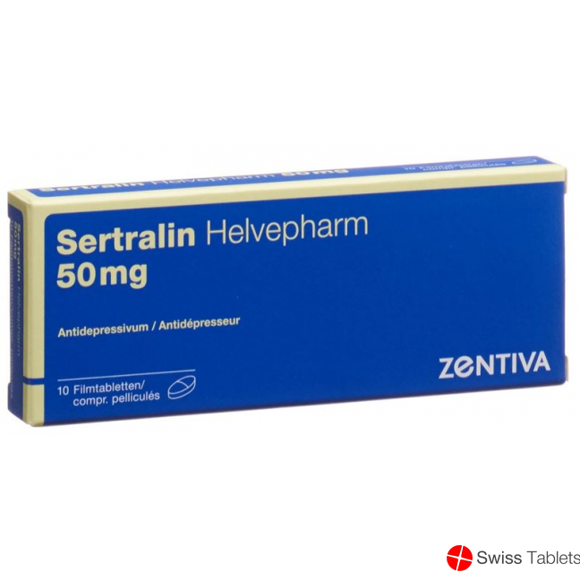 Sertralin Helvepharm Filmtabletten 50mg 10 Stück buy online