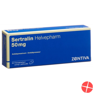 Sertralin Helvepharm Filmtabletten 50mg 30 Stück