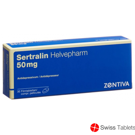Sertralin Helvepharm Filmtabletten 50mg 30 Stück buy online