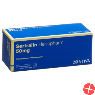 Sertralin Helvepharm Filmtabletten 50mg 100 Stück