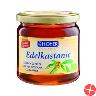 Hoyer Edelkastanienhonig Toskana Bio Glas 500g Hoyer Edelkastanienhonig Toskana Bio Glas 500g