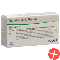 Cardiac pipettes 150 mcl 20 pcs