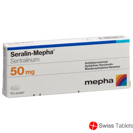 Sertralin Mepha Filmtabletten 50mg 10 Stück buy online