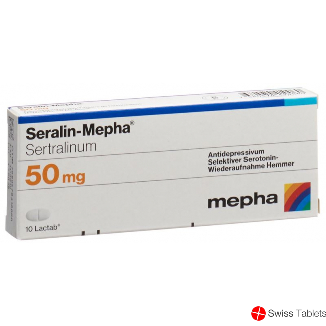 Sertralin Mepha Filmtabletten 50mg 10 Stück buy online