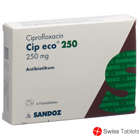 Cip Eco Filmtabletten 250mg 6 Stück buy online