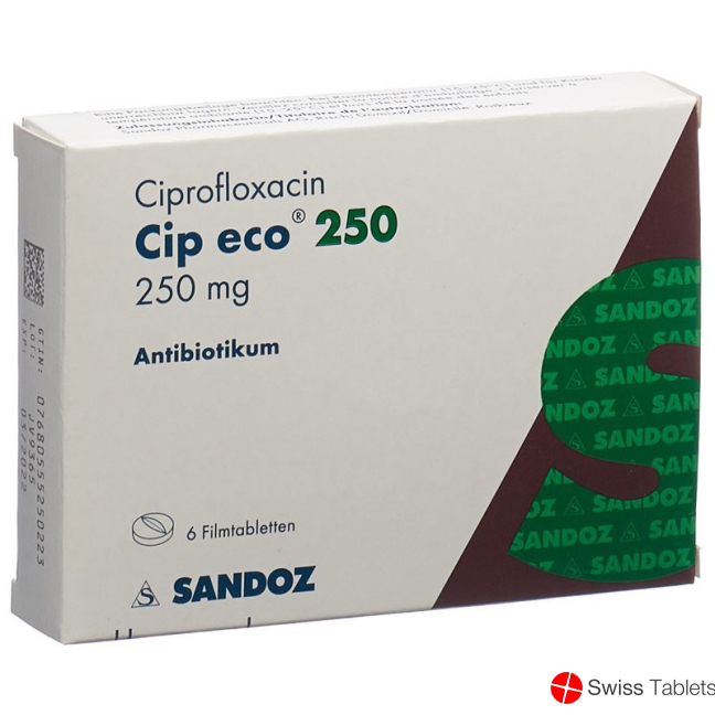 Cip Eco Filmtabletten 250mg 6 Stück buy online