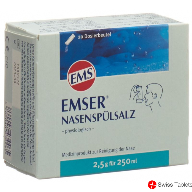 Emser Nasenspülsalz 20x2.5g buy online