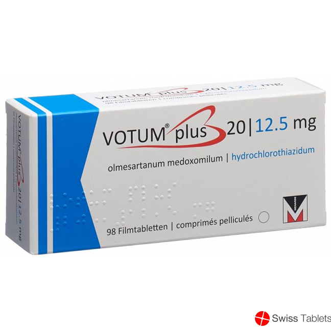 Votum Plus 20/12.5mg 98 Filmtabletten buy online