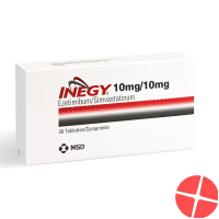 Inegy Tabletten 10/10mg 28 Stück