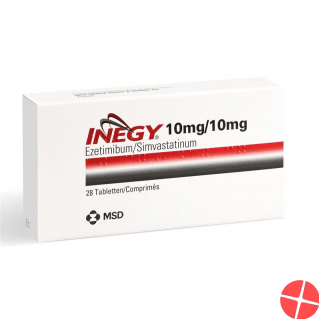 Inegy Tabletten 10/10mg 28 Stück