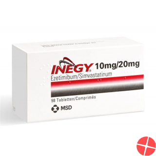 Inegy Tabletten 10/20mg 98 Stück