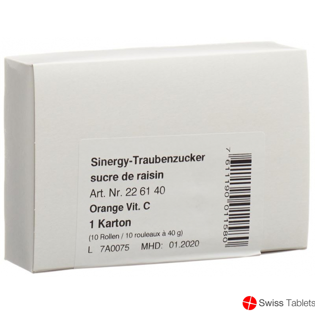 Sinergy Traubenzucker Orange Vitamin C 40g buy online