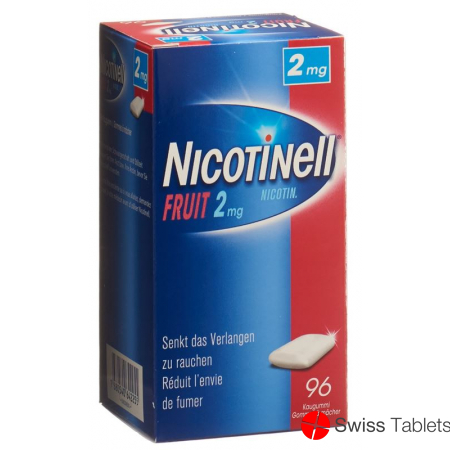 Nicotinell Fruit 2mg 96 Kaugummi buy online