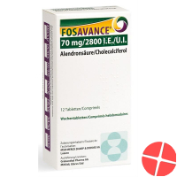 Fosavance Wochentabletten 70/2800 12 Stück