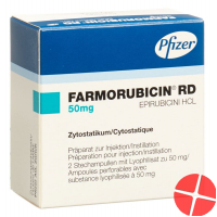 Farmorubicin Rd Trockensubstanz 50mg Ampullen 2 Stück