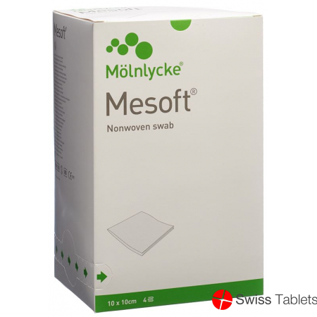 Mesoft Vlieskompressen 10x10cm Steril 75x 2 Stück buy online