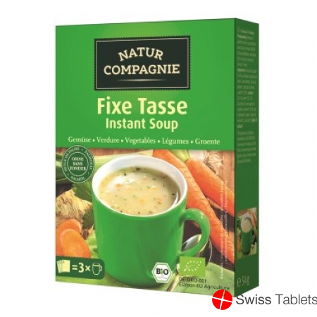 Natur Compagnie Instant Suppe Gemüse Bio 3x 20g buy online