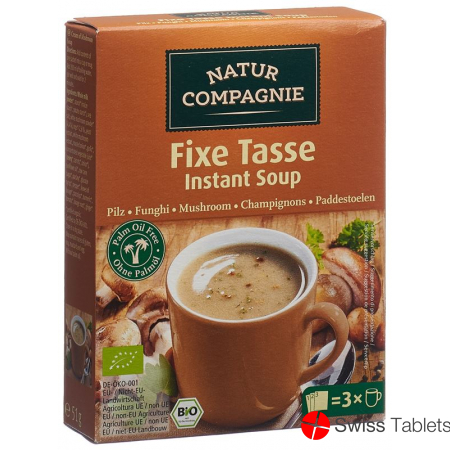 Natur Compagnie Instant Suppe Pilz Bio 3x 20g buy online