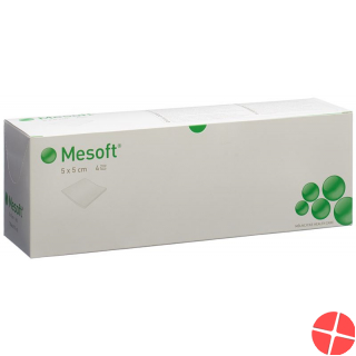 Mesoft Vlieskompressen 5x5cm Steril 75x 2 Stück