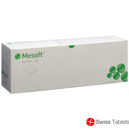 Mesoft Vlieskompressen 5x5cm Steril 75x 2 Stück buy online