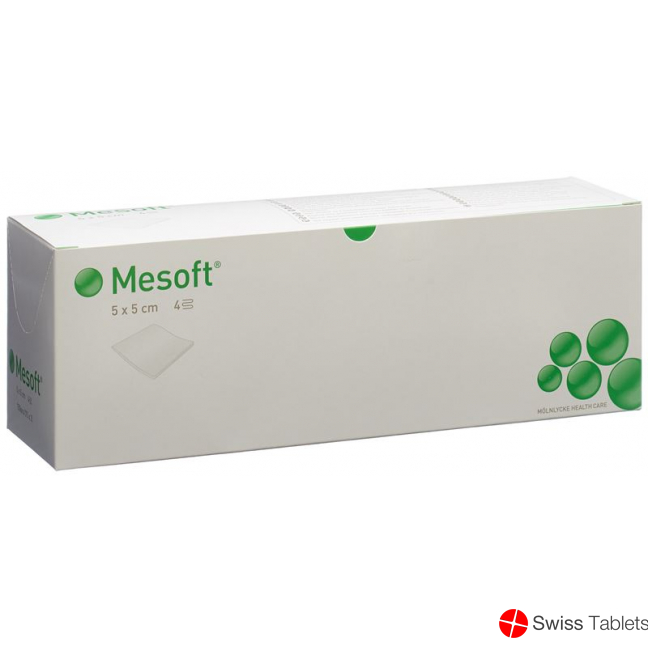 Mesoft Vlieskompressen 5x5cm Steril 75x 2 Stück buy online
