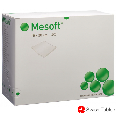 Mesoft Kompressen 10x20cm Steril 60x 2 Stück buy online