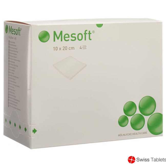 Mesoft Kompressen 10x20cm Steril 24x 5 Stück buy online