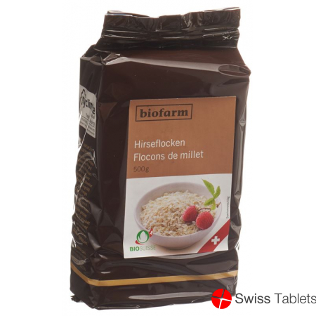 Biofarm Schweizer Hirsefloeckli Knospe 500g buy online