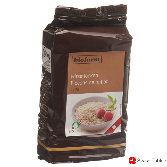 Biofarm Schweizer Hirsefloeckli Knospe 500g buy online