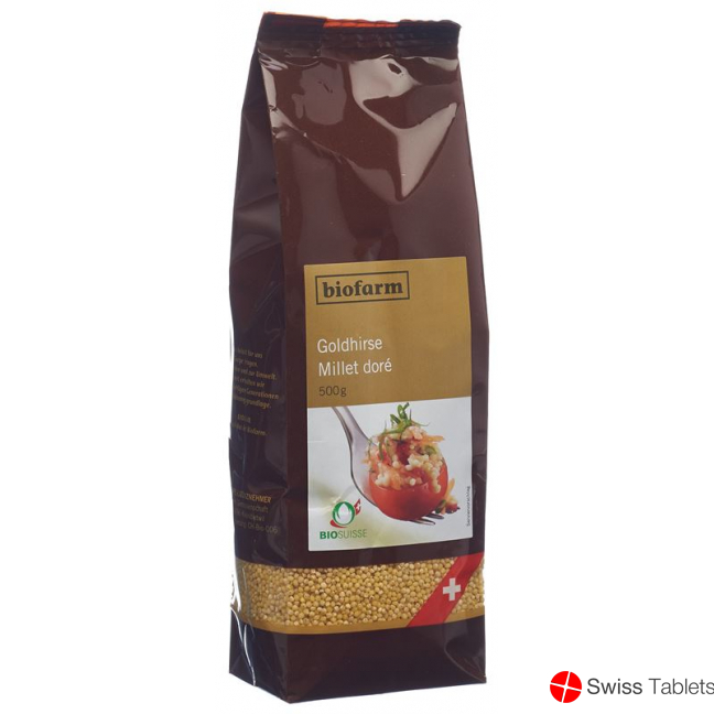 Biofarm Schweizer Goldhirse Knospe 500g buy online