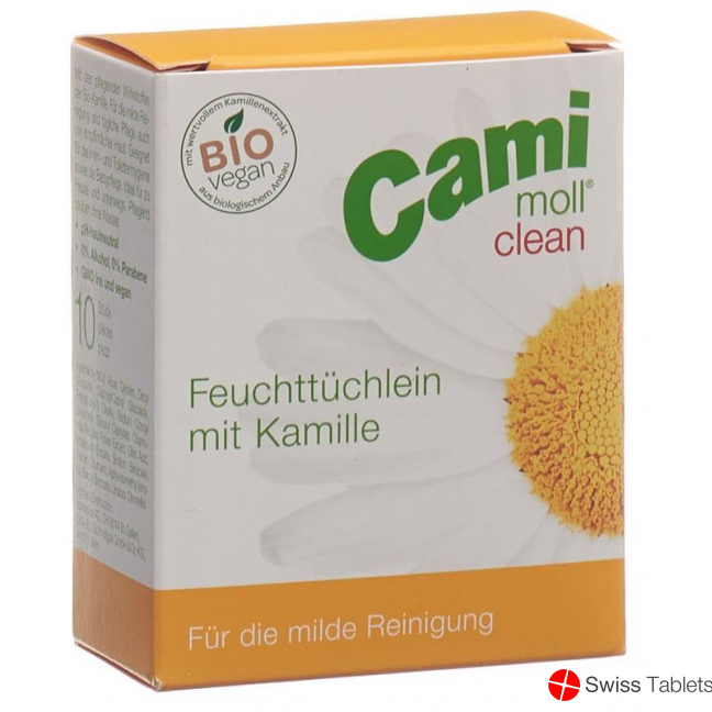 Cami Moll Clean Feuchttücher Beutel 10 Stück buy online
