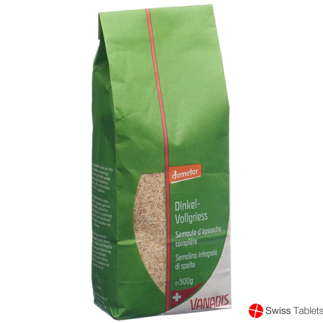 Vanadis Dinkel Vollgriess 500g buy online