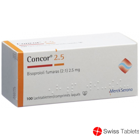 Concor Lacktabletten 2.5mg 100 Stück buy online