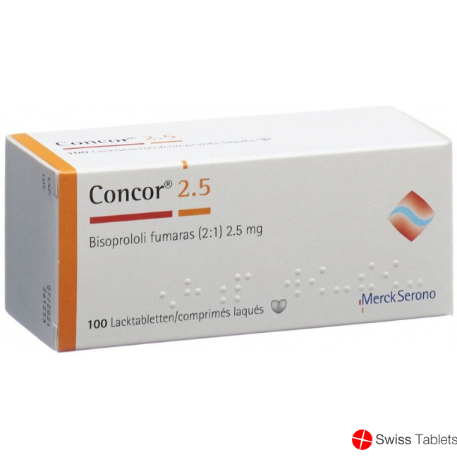 Concor Lacktabletten 2.5mg 100 Stück buy online