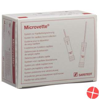 Microvetten 100 Haematologie Kalium-Edta 100 Stück