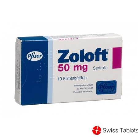 Zoloft Filmtabletten 50mg 10 Stück buy online