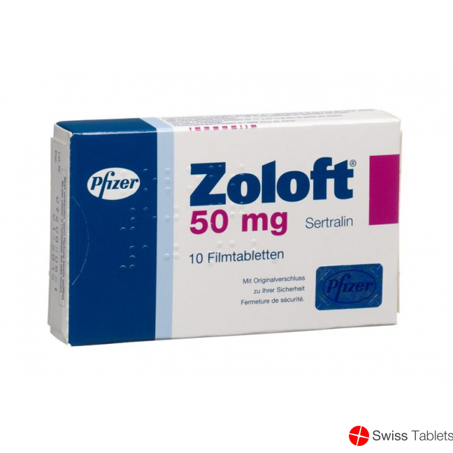Zoloft Filmtabletten 50mg 10 Stück buy online