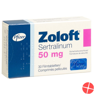 Zoloft 50mg 30 Filmtabletten
