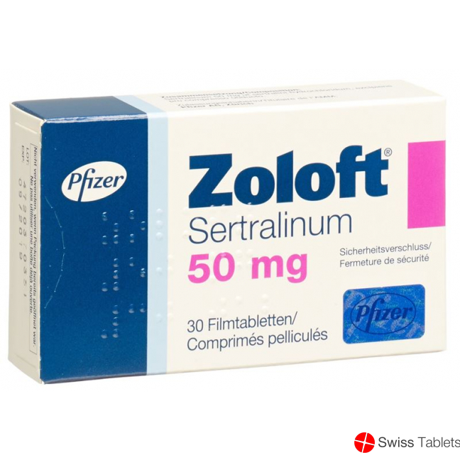 Zoloft 50mg 30 Filmtabletten buy online