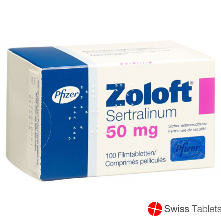 Zoloft 50mg 100 Filmtabletten buy online